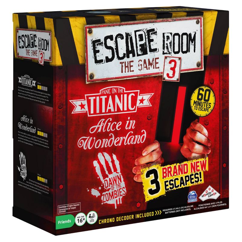 Escape Room Version 3 Board Game
