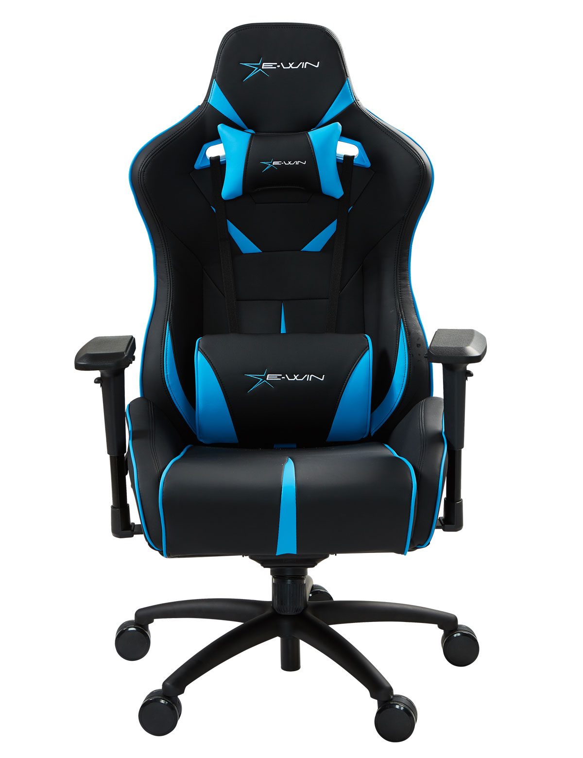 E-WIN Flash XL Series FLA Ergonomic Computer Gaming Chair with Head Pillow and Lumbar Support