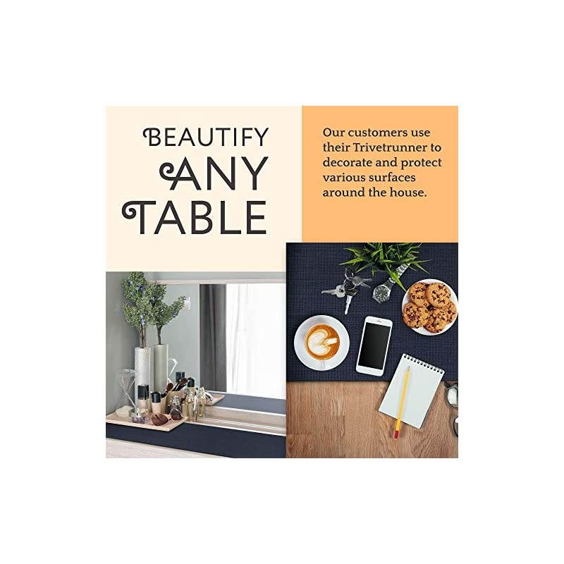 Decorative Trivet and Kitchen Table Runners Handles Heat Up to 300F, Anti Slip, Hand Washable, and Convenient for Hot Dishes and Pots,Hand Washable (Royal Blue)