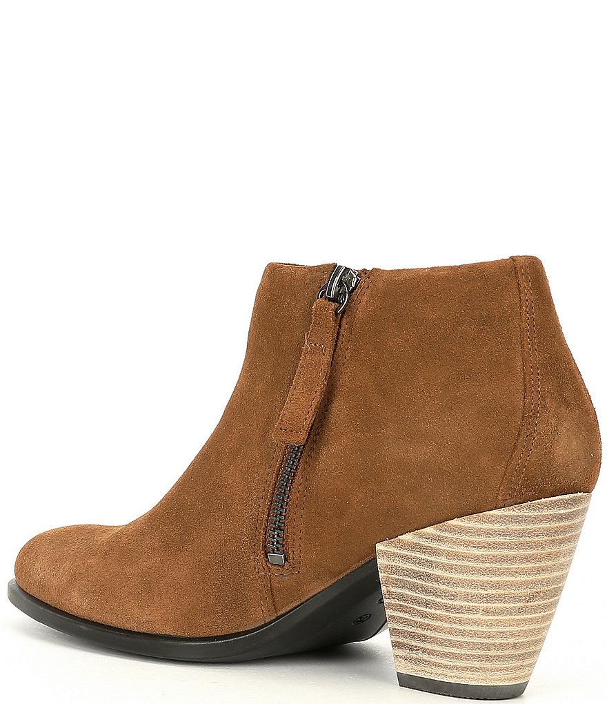 ECCO Shape 55 Western Water Repellent Suede Ankle Boots