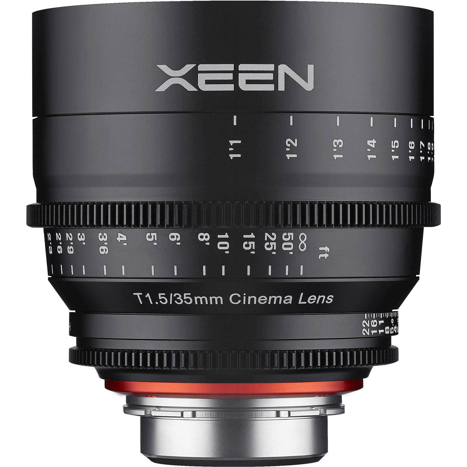 Rokinon Xeen 35mm T/1.5 Pro Cine Lens (for Video DSLR Canon EF Cameras)