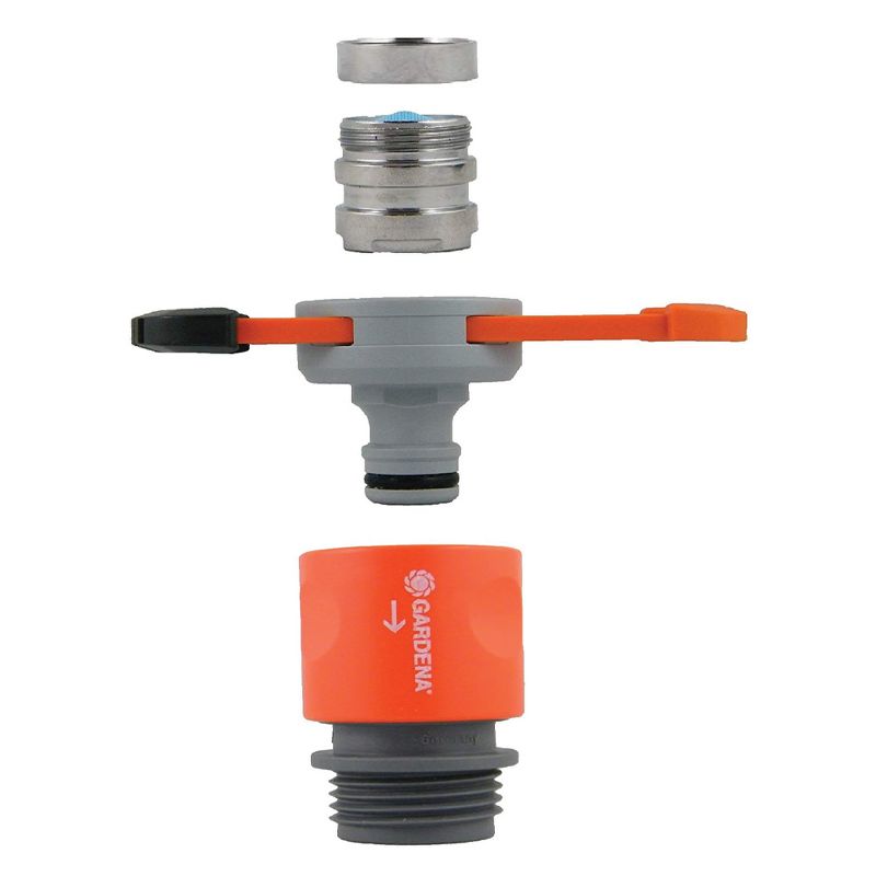 Gardena 36939-G Hose Connector Set for for Kitchen, Laundry, or Bathroom Taps