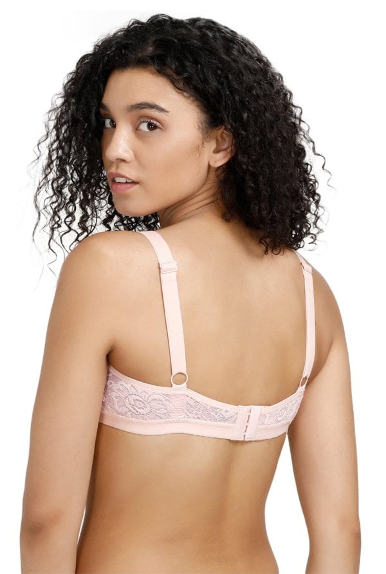 Rosaline By Zivame Pink Non Wired Non Padded Bra