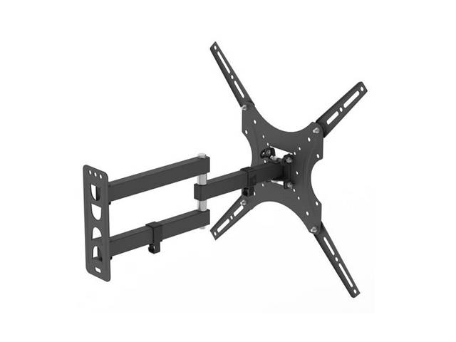26-55" Adjustable Wall Mount Bracket Rotatable TV Stand with Spirit Level  Load Bearing 30kg / Maximum Vesa400 * 400 / Up and Down Adjustable - 5 ~ + 12 &deg; with Rotation 180 &deg;,TM08