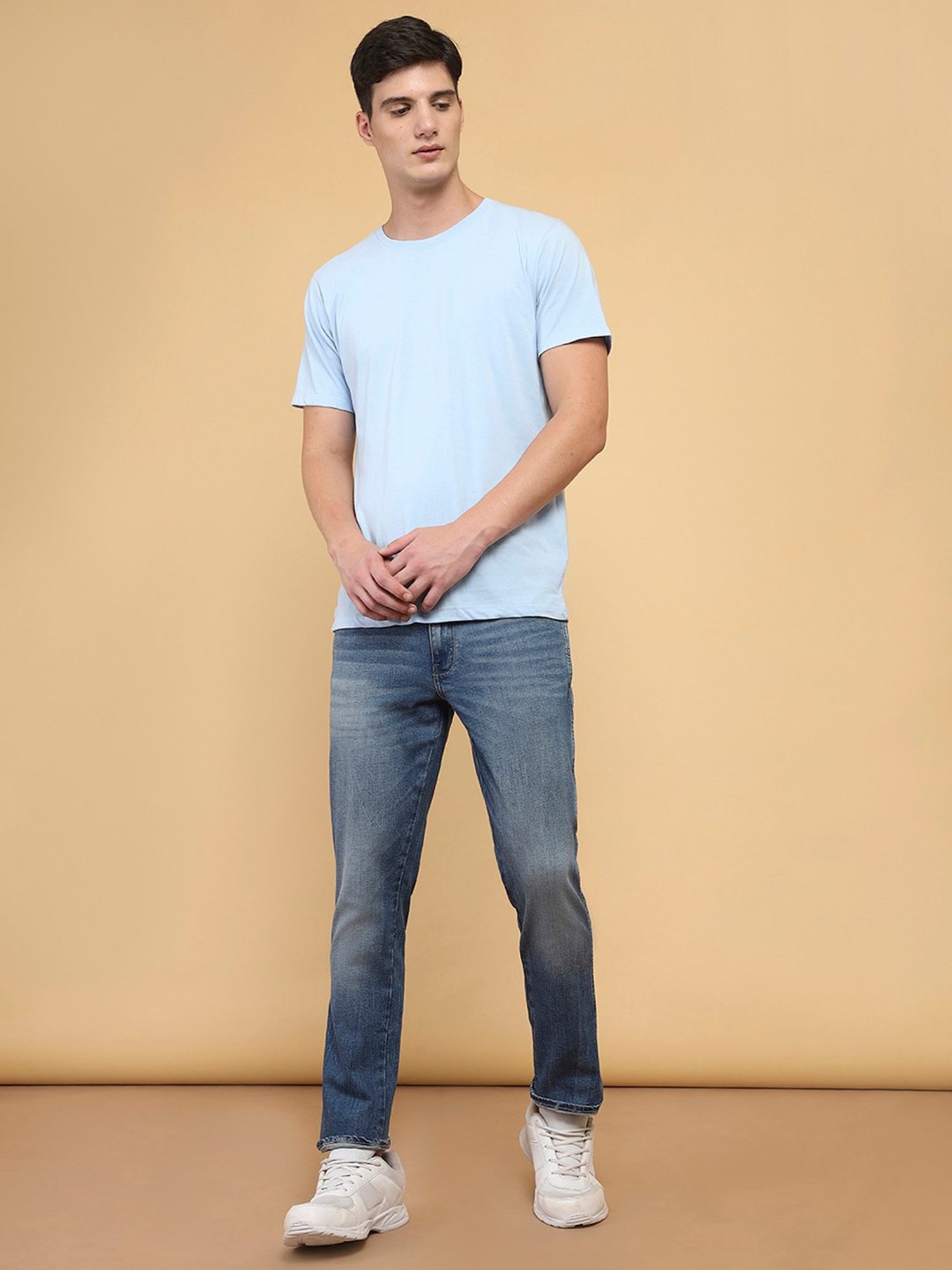 Wrangler Skanders Blue Slim Fit Low Rise Jeans