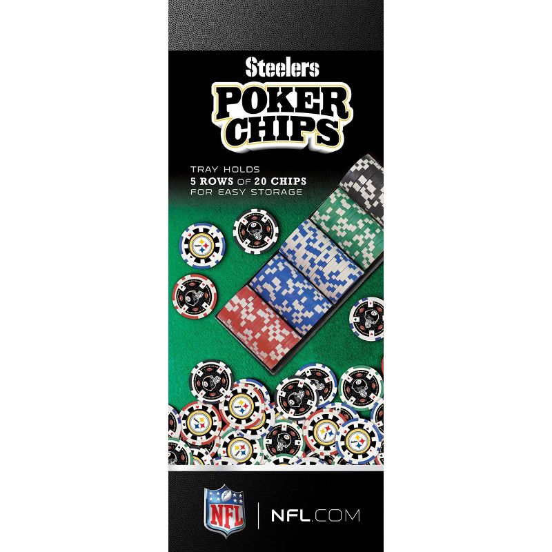 NFL Pittsburgh Steelers 100ct Poker Chip