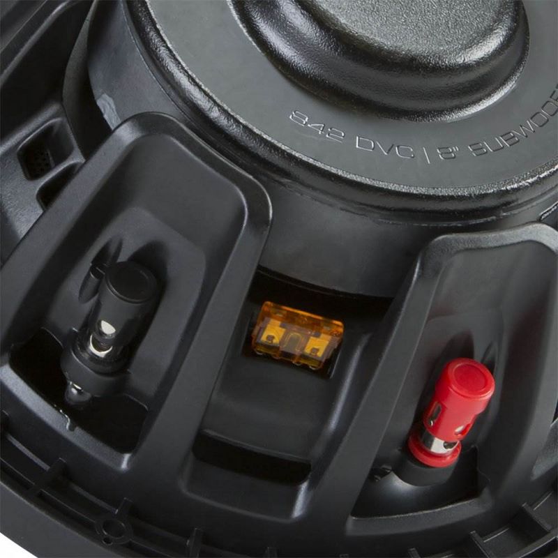 Polk MM1 Series 8 Inch 900 Watt 4 Ohm Dual Voice Coil Car Audio Marine Subwoofer