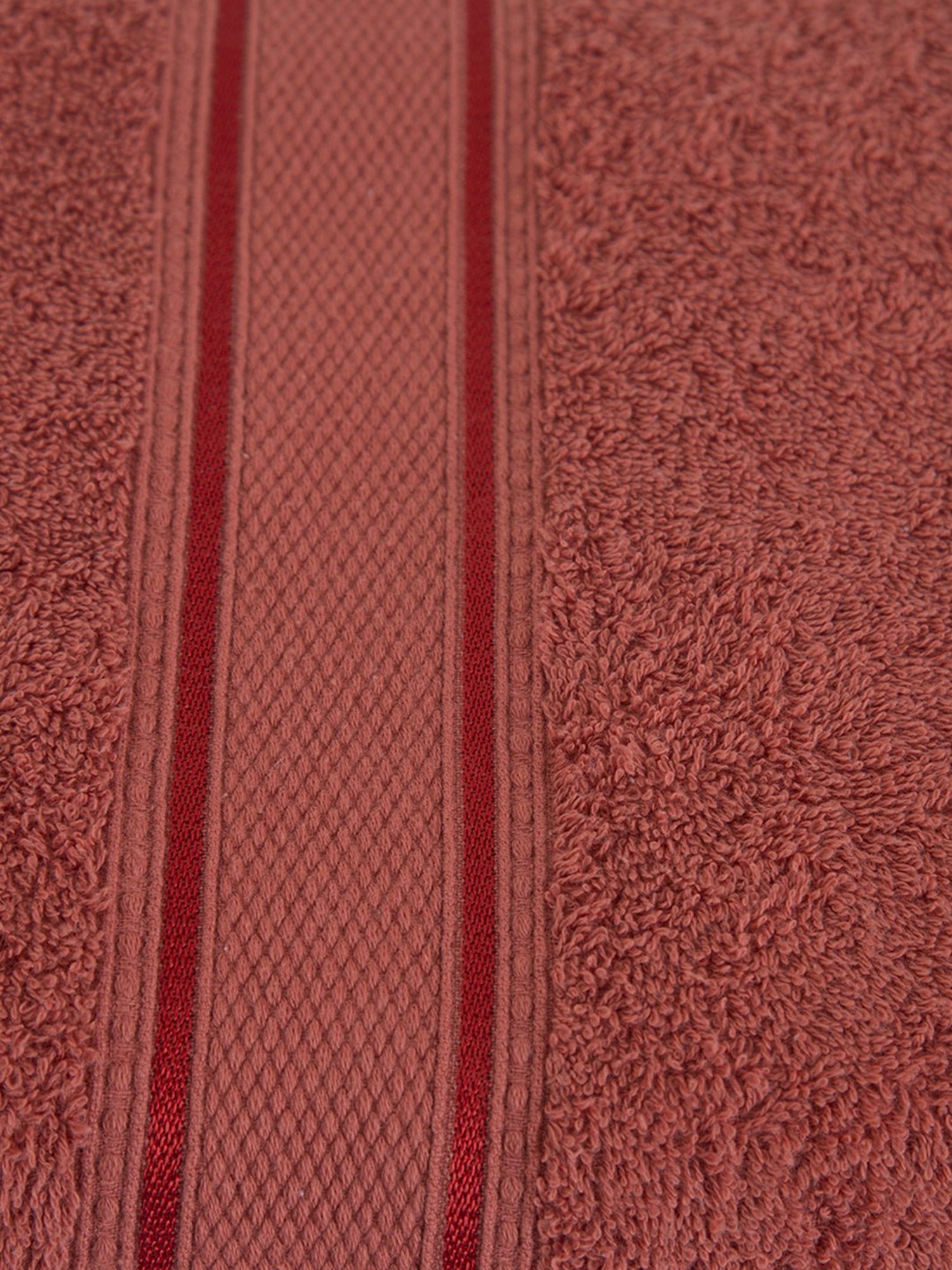 Inhouse Eddie Peach Solid 450GSM Cotton Medium Towel Set by maspar