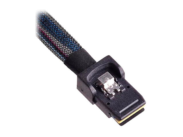SilverStone 36 Pin Minisas Sff-8087 (Target) to SATA 7Pin (Host) + Sideband Cable 0.5M CPS03-RE Components Other RL-CPS03-RE