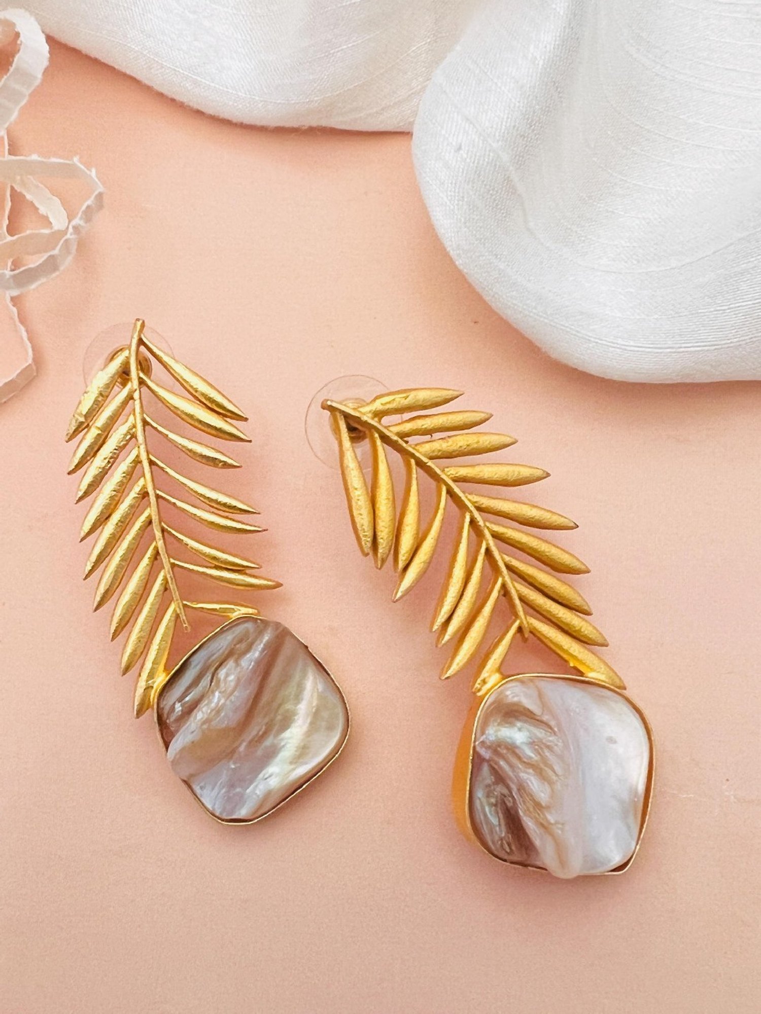 Abdesigns Classic Gold-Plated Earrings