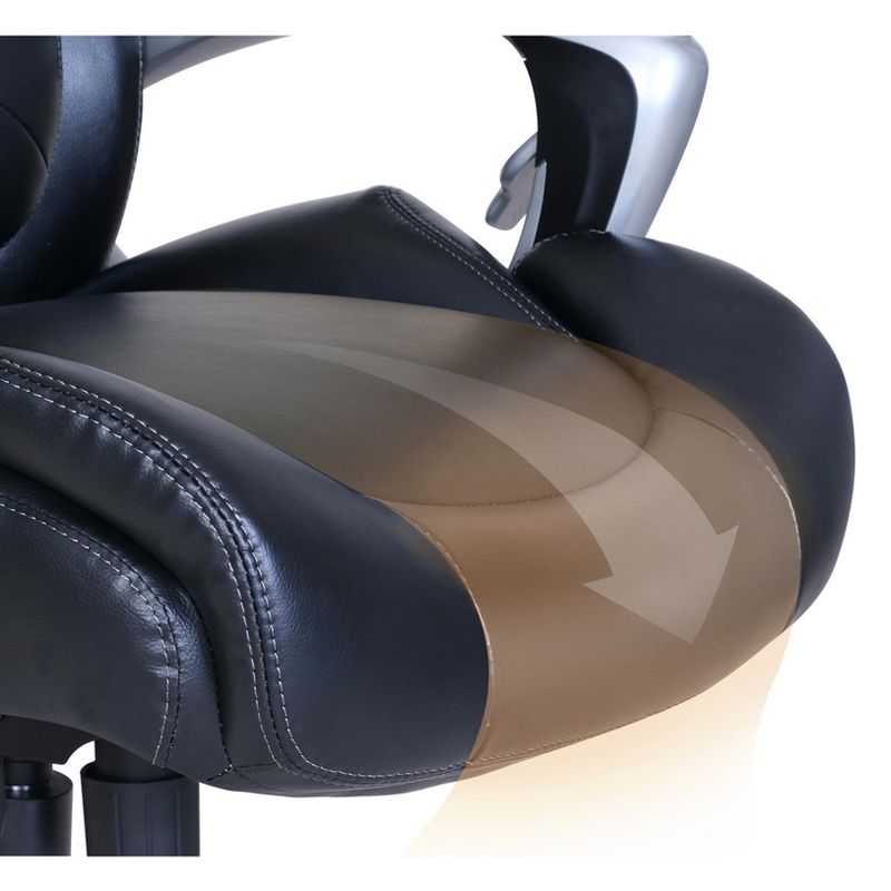My Fit Executive Office Chair with 360 Motion Support Black - Serta