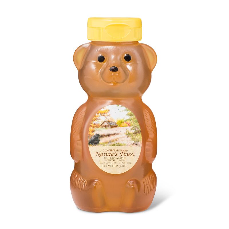 Nature's Finest Honey Squeeze Bottle - 12oz