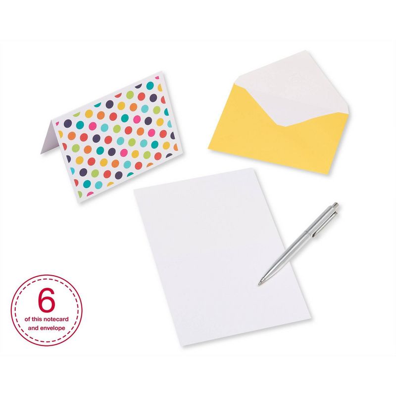 30ct Bright Pattern Cards With Envelopes