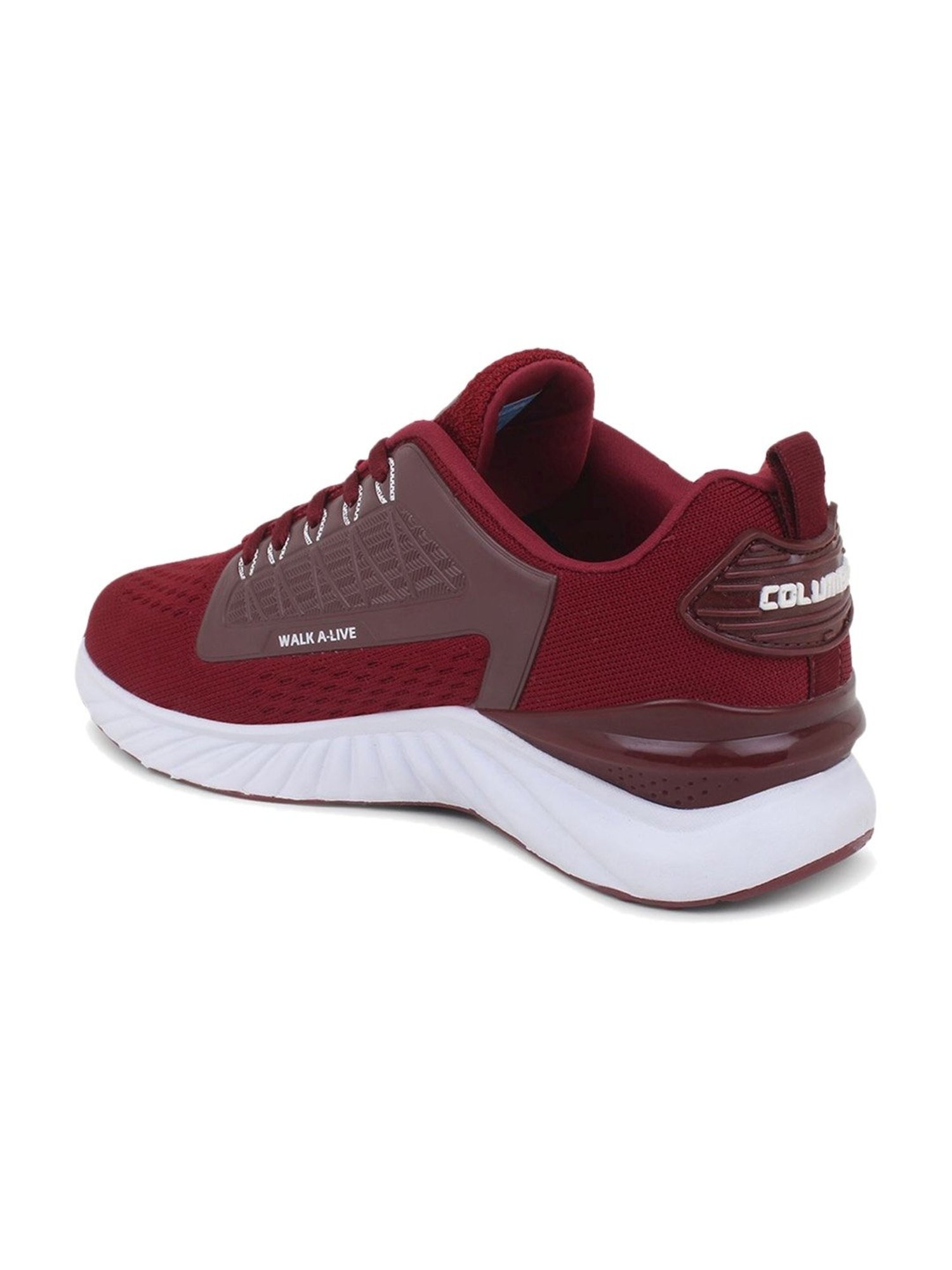 Columbus Men's Maroon Running Shoes