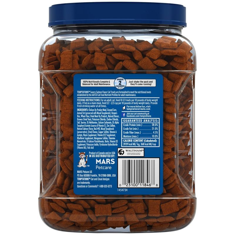 Temptations Classic Savory Salmon Flavored Cat Treats - 30oz
