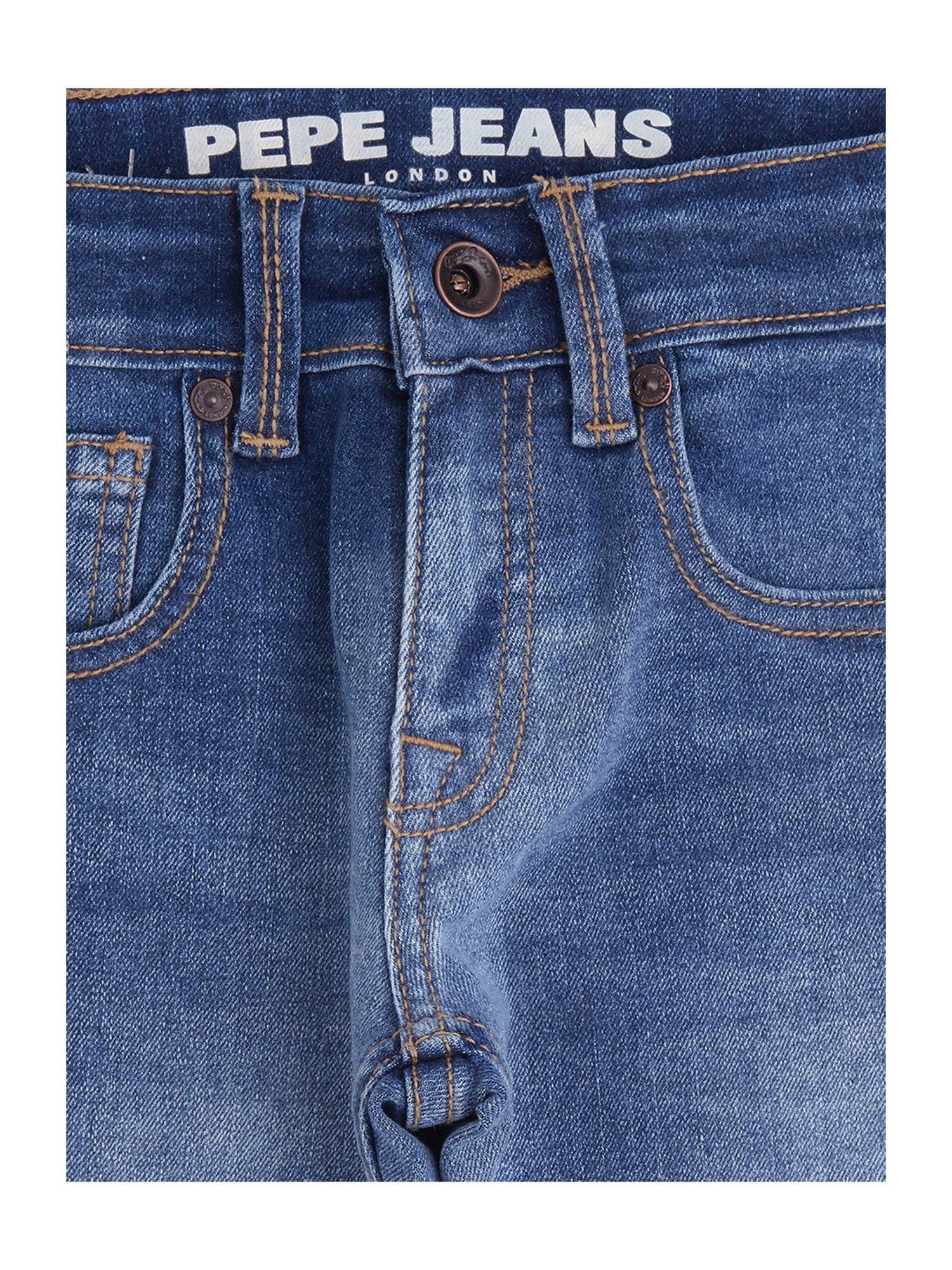 Palm Tree Boys Grey Washed Jeans