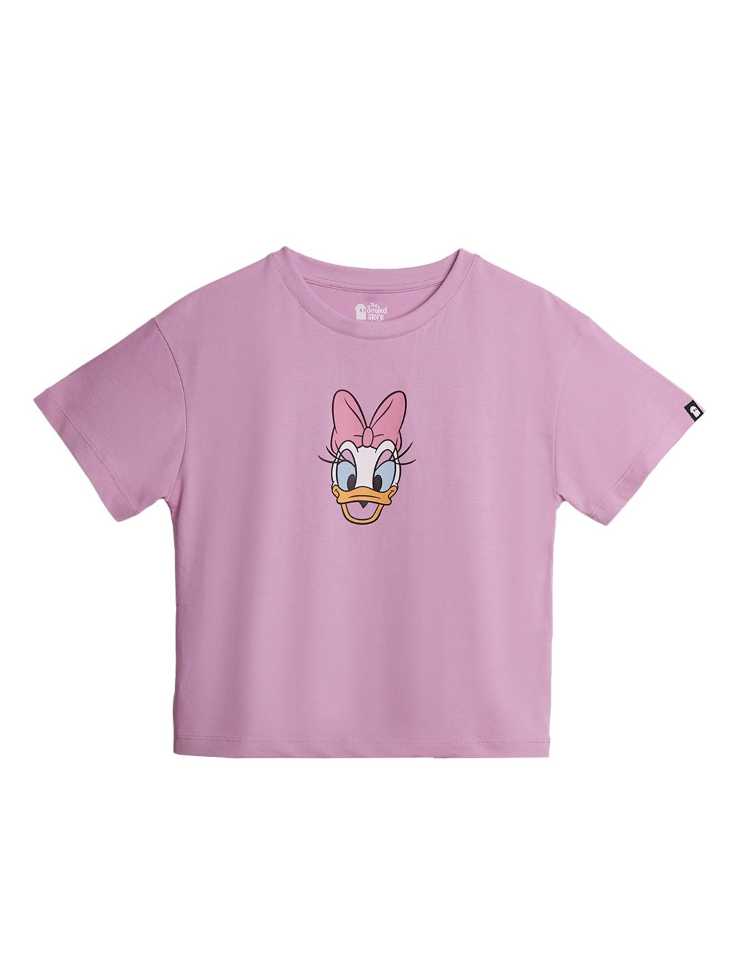 LilPicks Kids Yellow Solid Crop Top