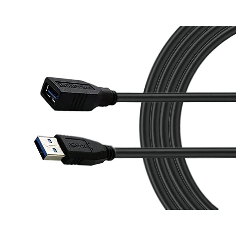 USB 30 Extender 10 Feet SuperSpeed USB 30 A Male to USB 30 A Female Extension Cable Black