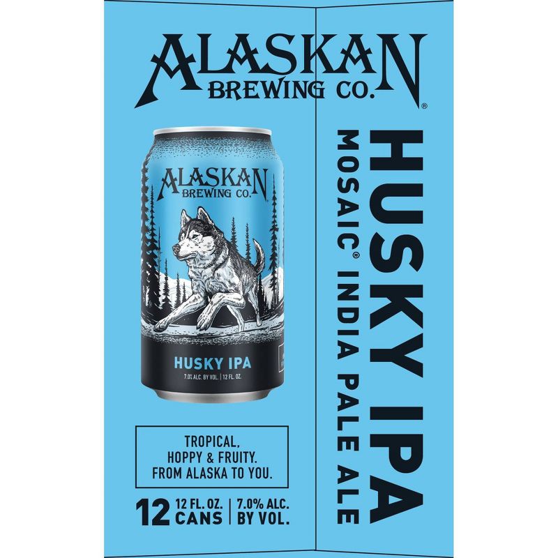 Alaskan Husky IPA Beer - 12pk/12 fl oz Cans
