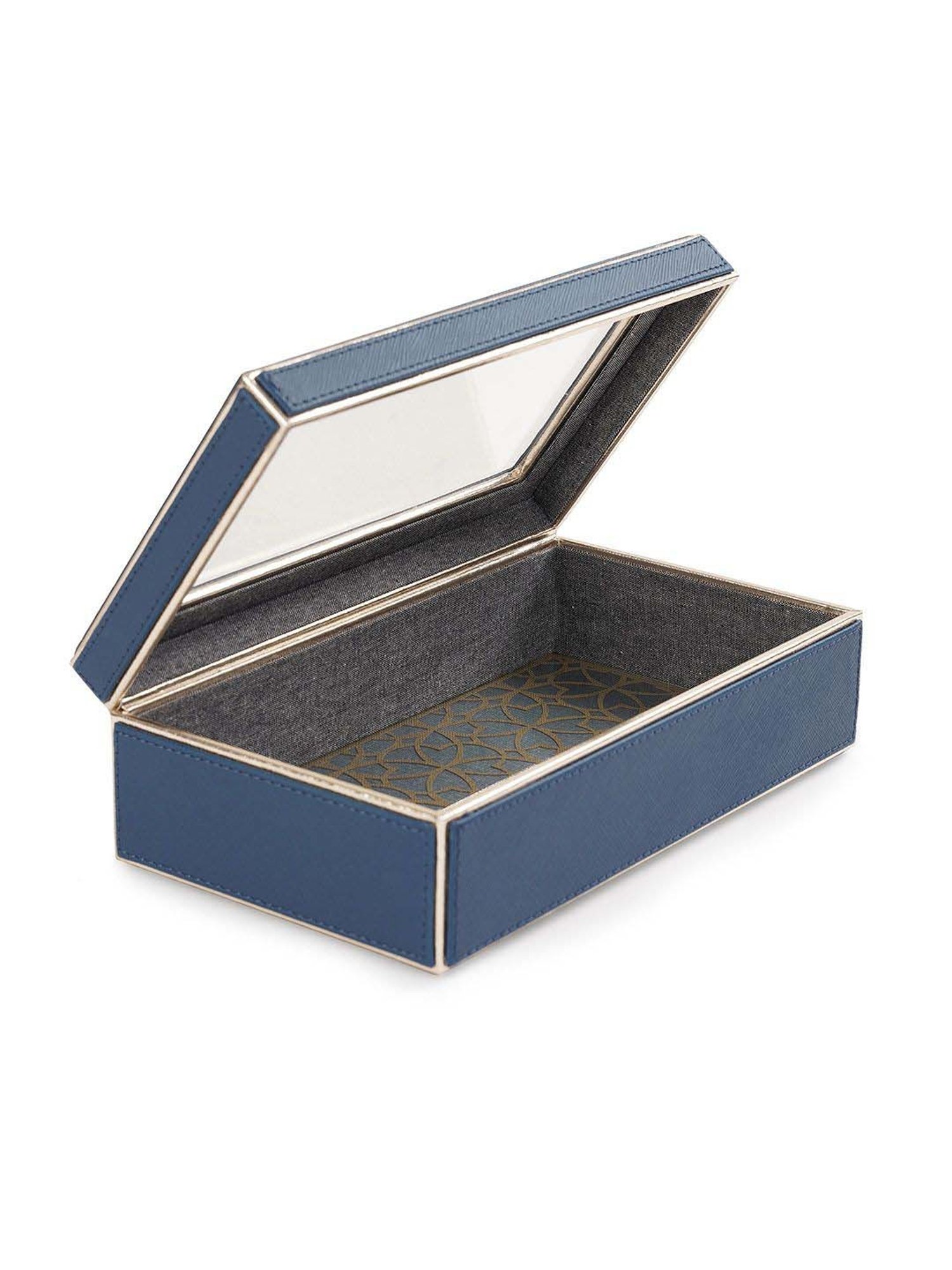 Pure Home and Living Blue Mdf Storage Box