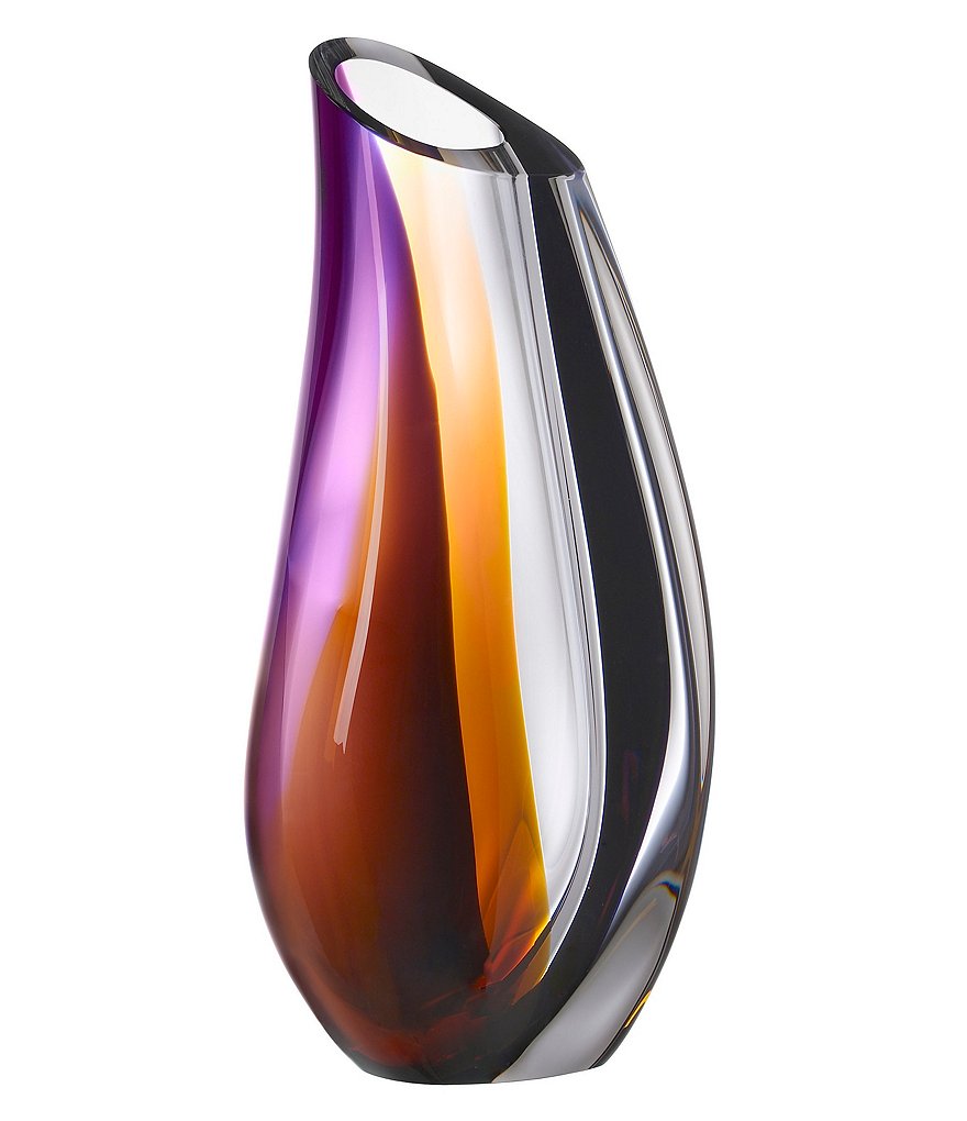 Kosta Boda Orchid Low Vase