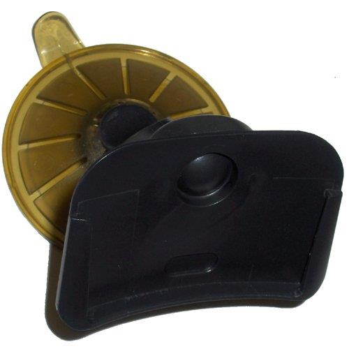 HQRP Car Windshield Cradle Suction Cup Mount / Holder and 12V Car Charger for TomTom One XL / XL-S + HQRP Universal Screen Protector