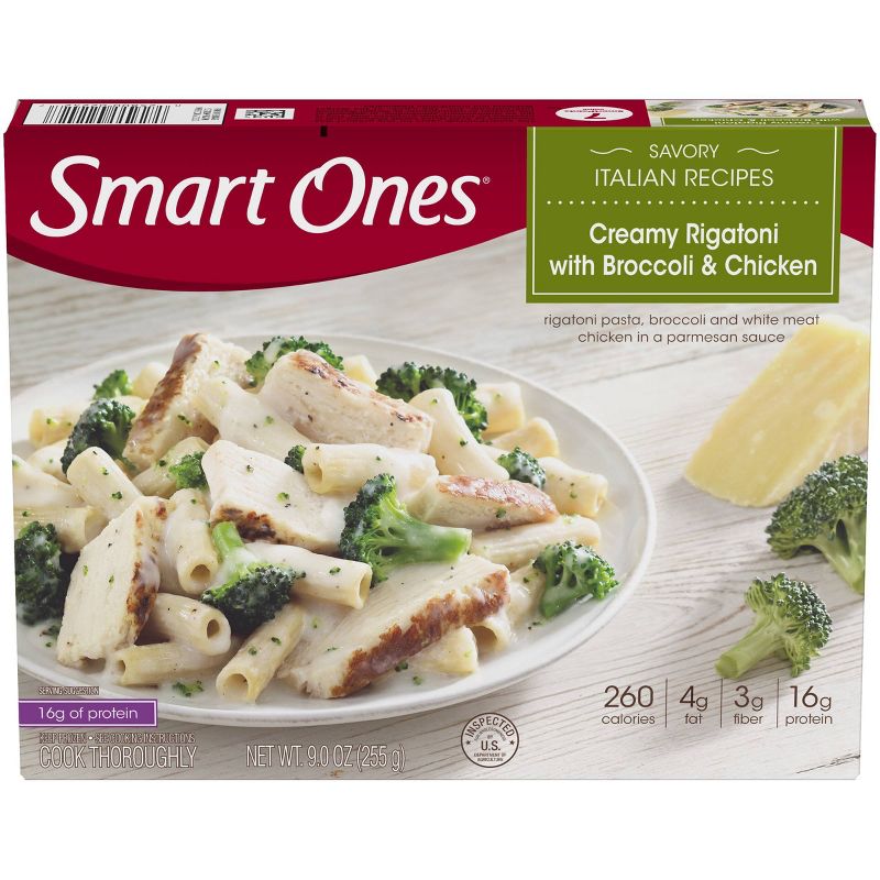 Smart Ones Frozen Creamy Rigatoni with Broccoli & Chicken - 9oz