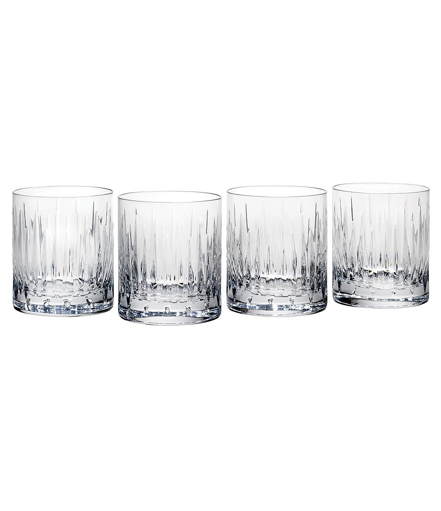 Reed & Barton Soho Crystal 4-Piece Double Old Fashioned Glass Set