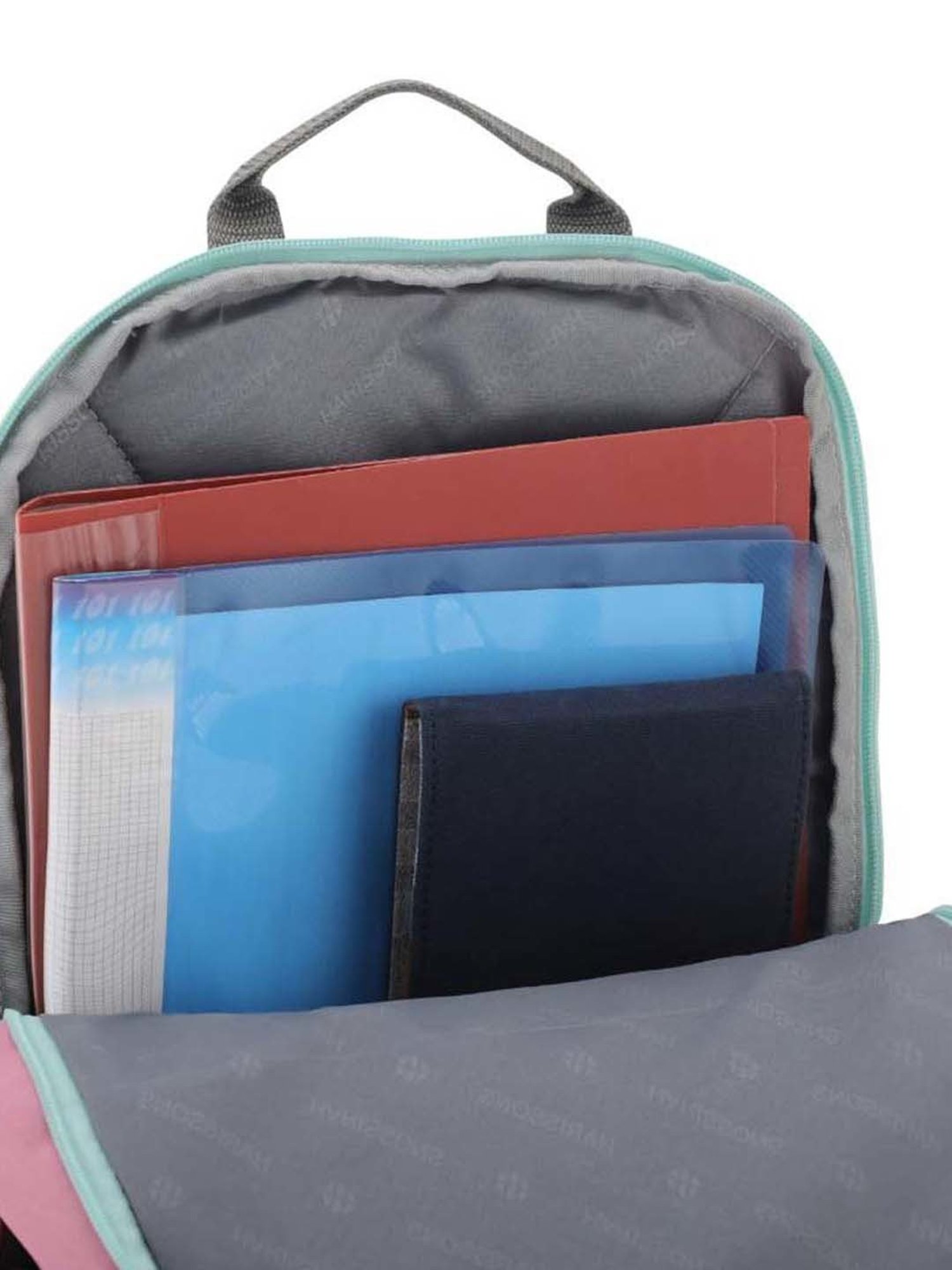 Harissons Zing Pink Polyester Solid Backpack - 27 Ltrs