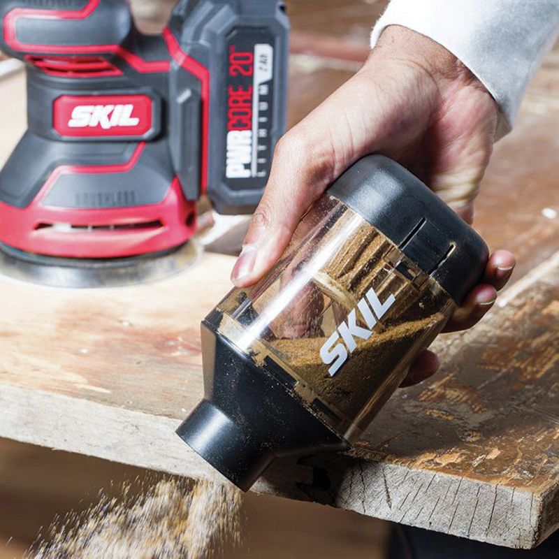 Skil SR660302 PWRCore 20 20V Brushless Lithium-Ion Cordless Random Orbital Sander Kit (2 Ah)