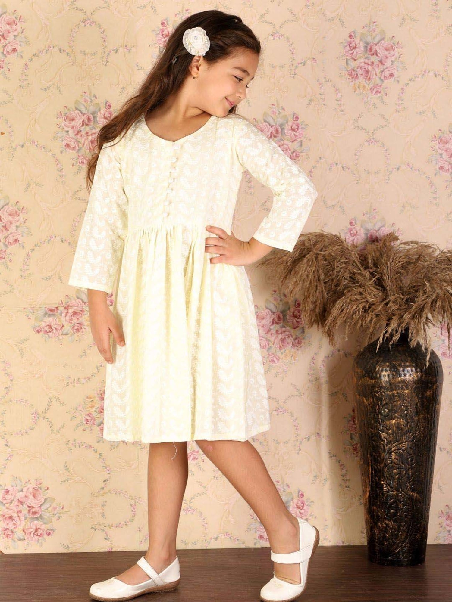 KIDS ONLY Black Floral Print Dress