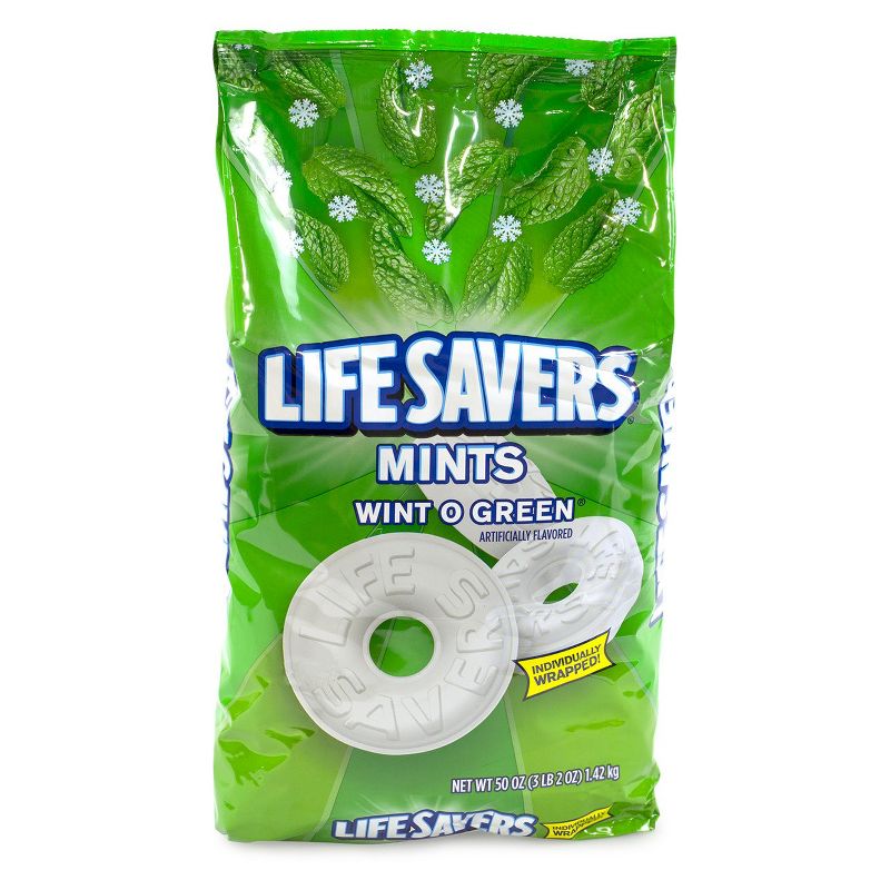 Life Savers Wint-O-Green Mint Candies - 50oz
