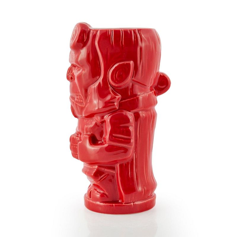 Beeline Creative Geeki Tikis Hellboy Mug | Ceramic Tiki Style Cup | Holds 25 Ounces