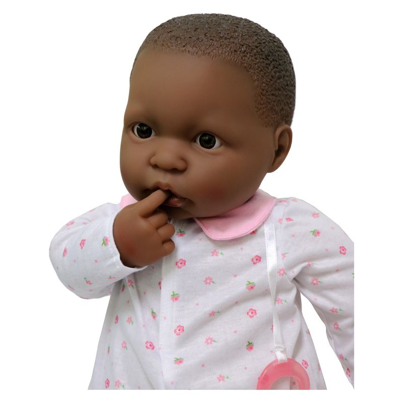 JC Toys La Baby 20" Baby Doll - Pastel Pink Outfit with Pacifier