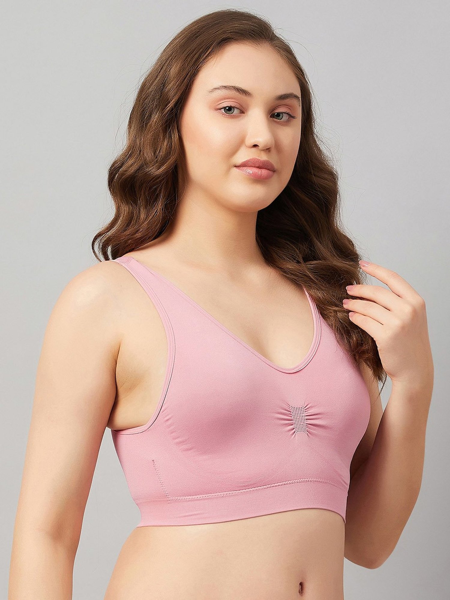 C9 Airwear Pink Full Coverage Everyday Bra With Removable Pads
