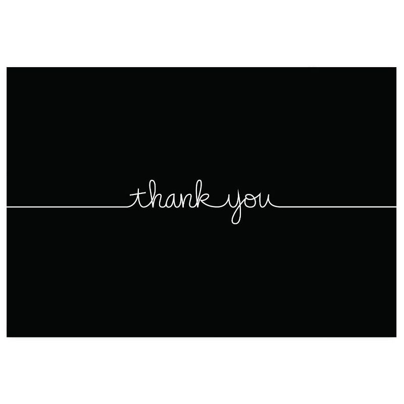 50ct Grace "Thank You" Card Black