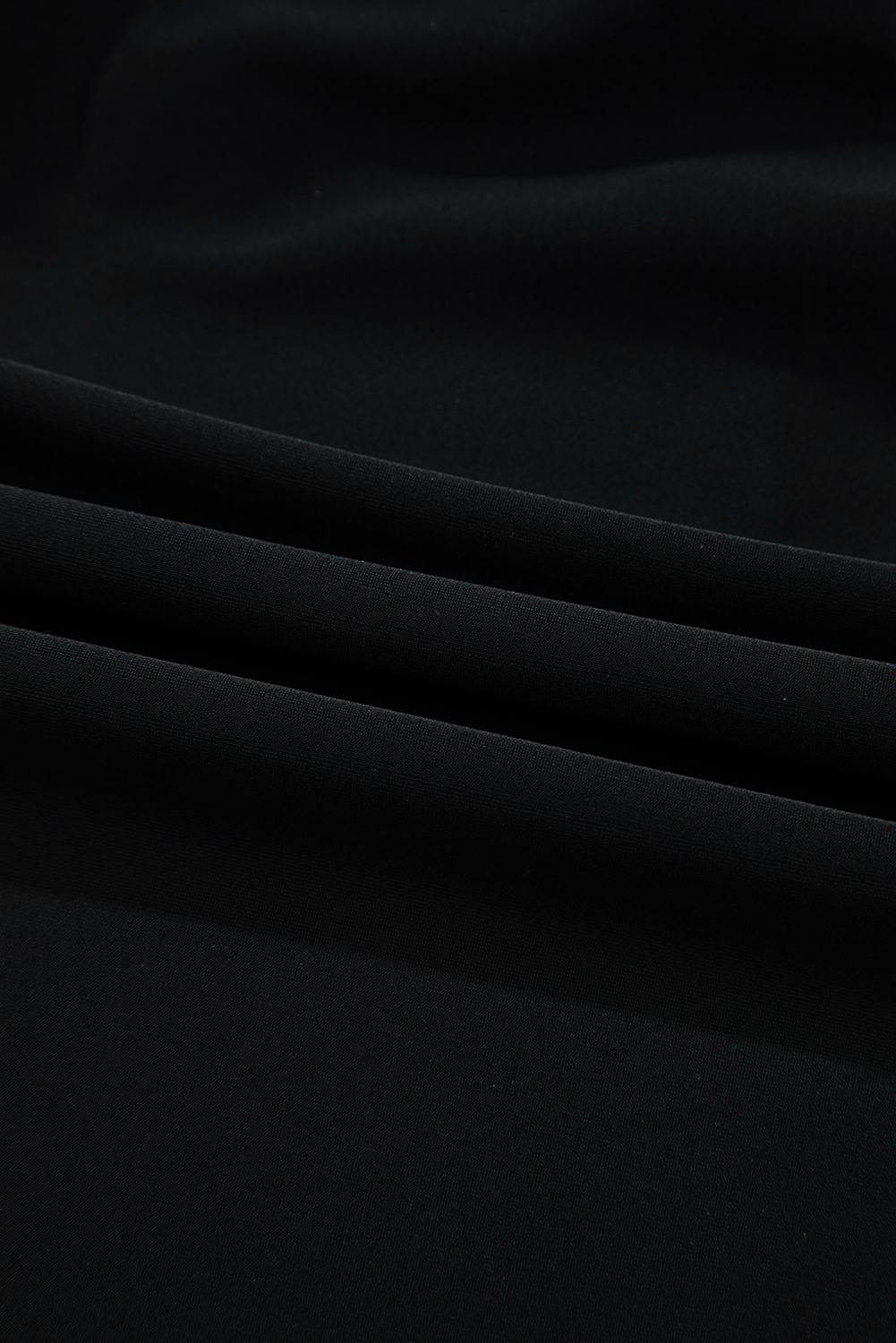 Black Plant Print Zip Front Half Sleeve One Piece Swimsuit