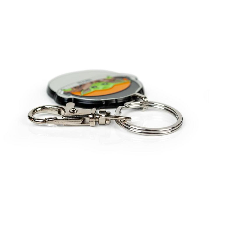 SalesOne LLC Star Wars: The Mandalorian The Child Keychain Pendant | Baby Yoda In Carriage