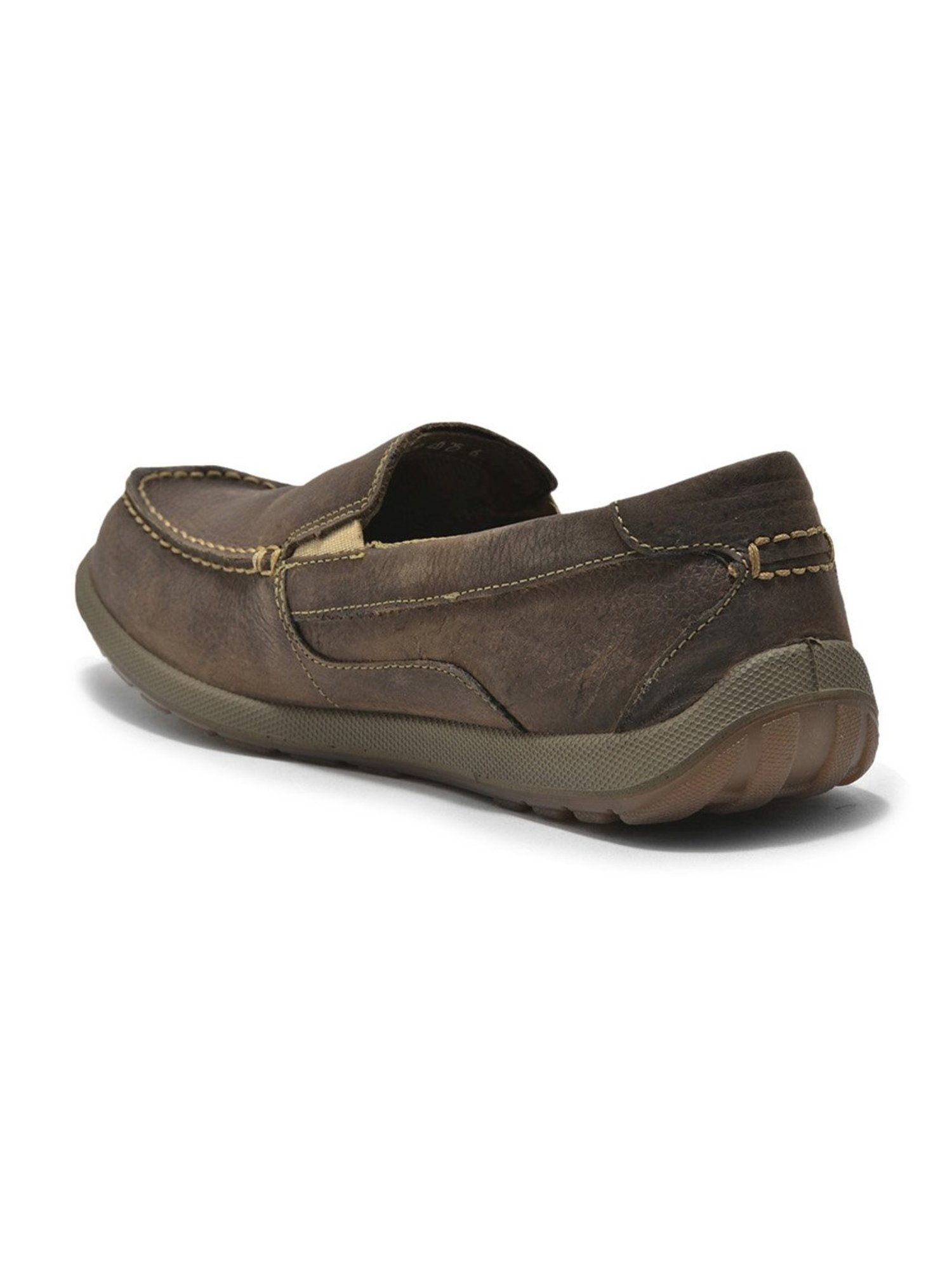 Woodland Men's Grey Casual Loafers