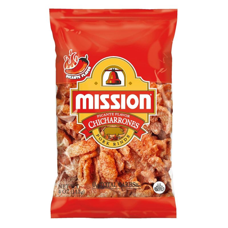 Mission Chicharrones Picante - 4oz