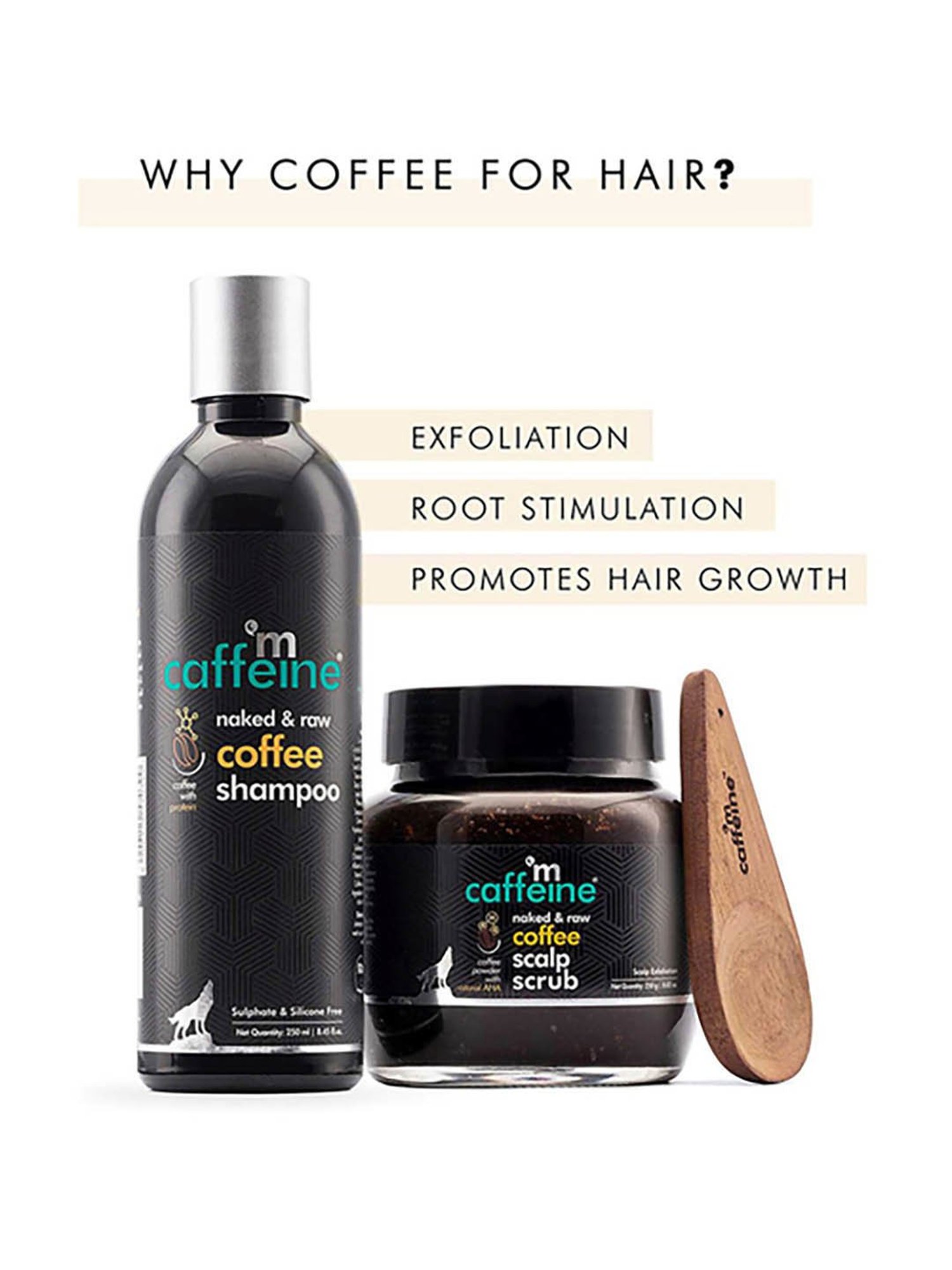 mCaffeine Coffee Deep Cleansing Hair Care Duo