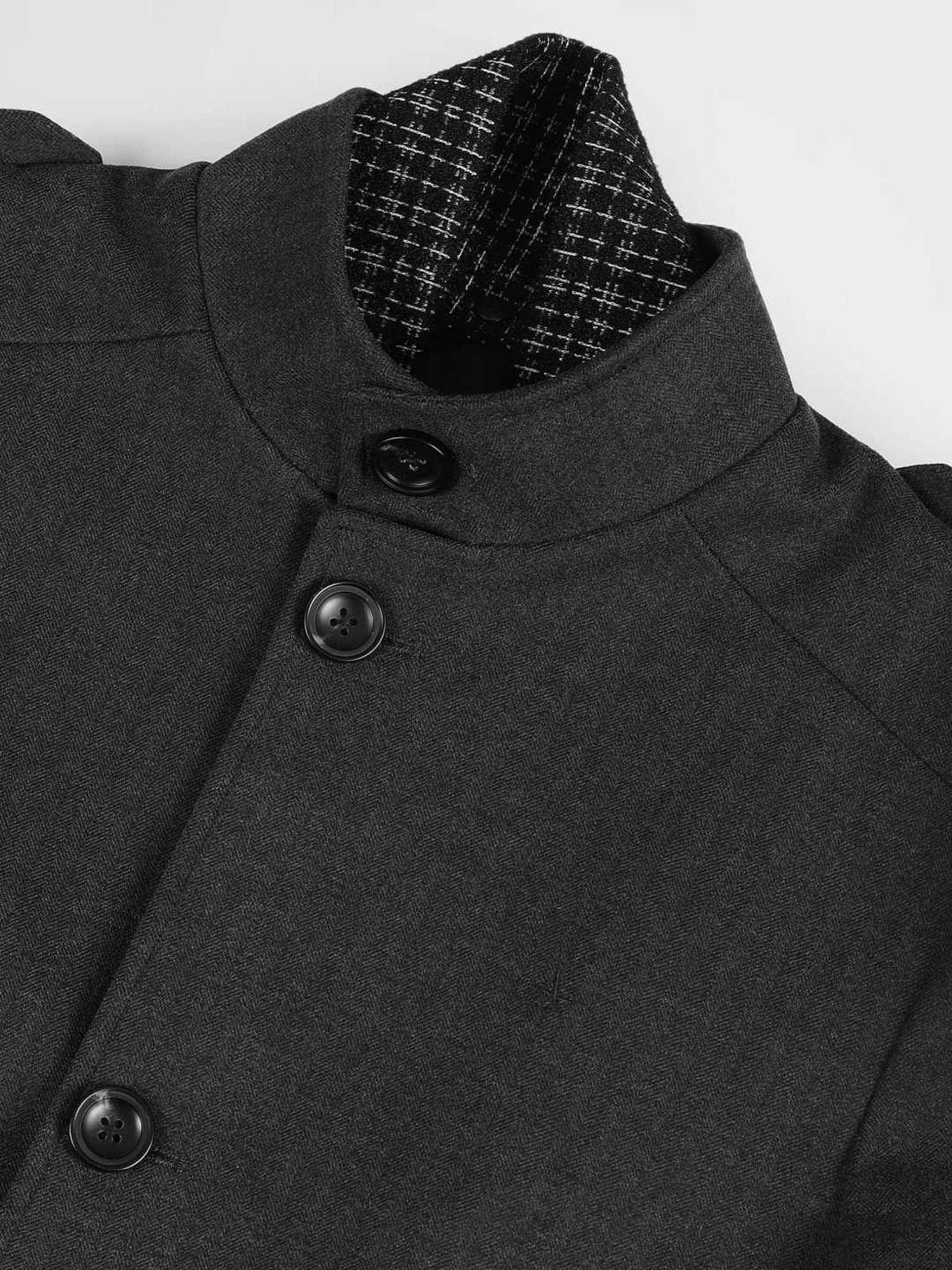 Arrow Sport Charcoal Regular Fit Overcoat