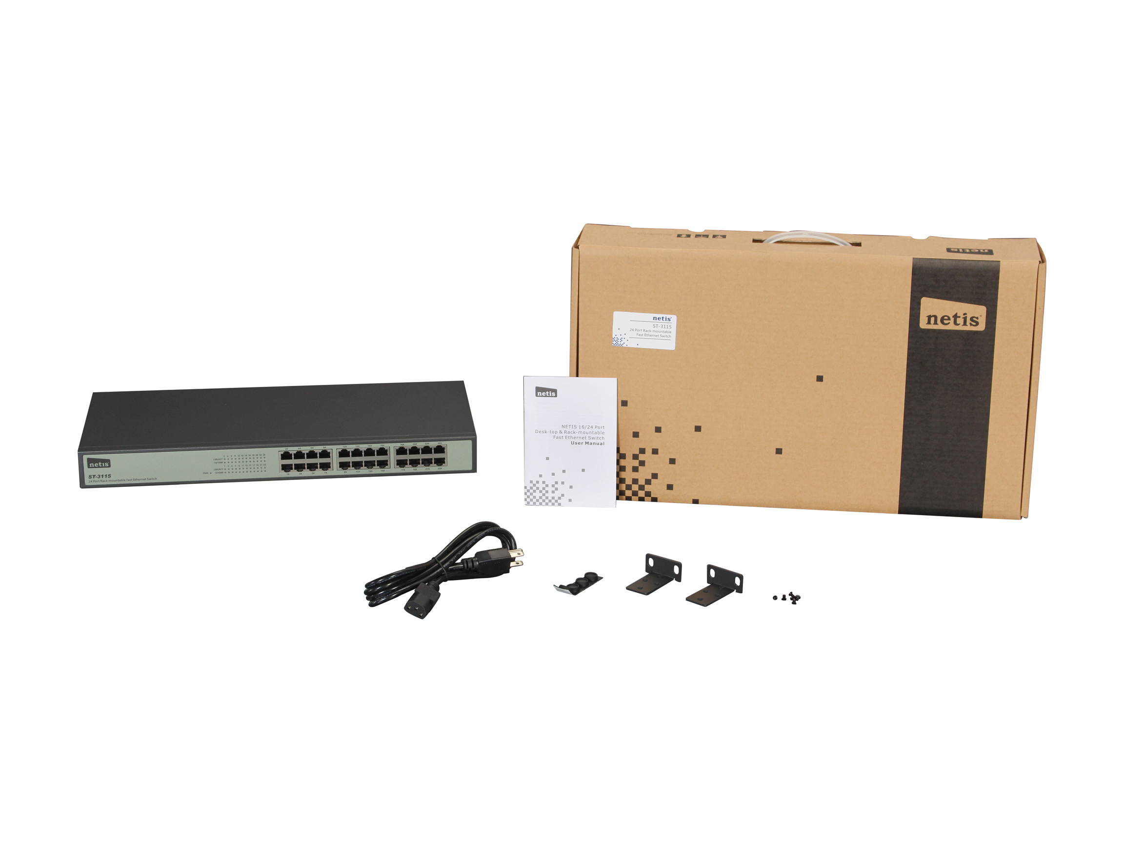 NETIS ST3124 (ST-3115) 24-Port Fast Ethernet Switch