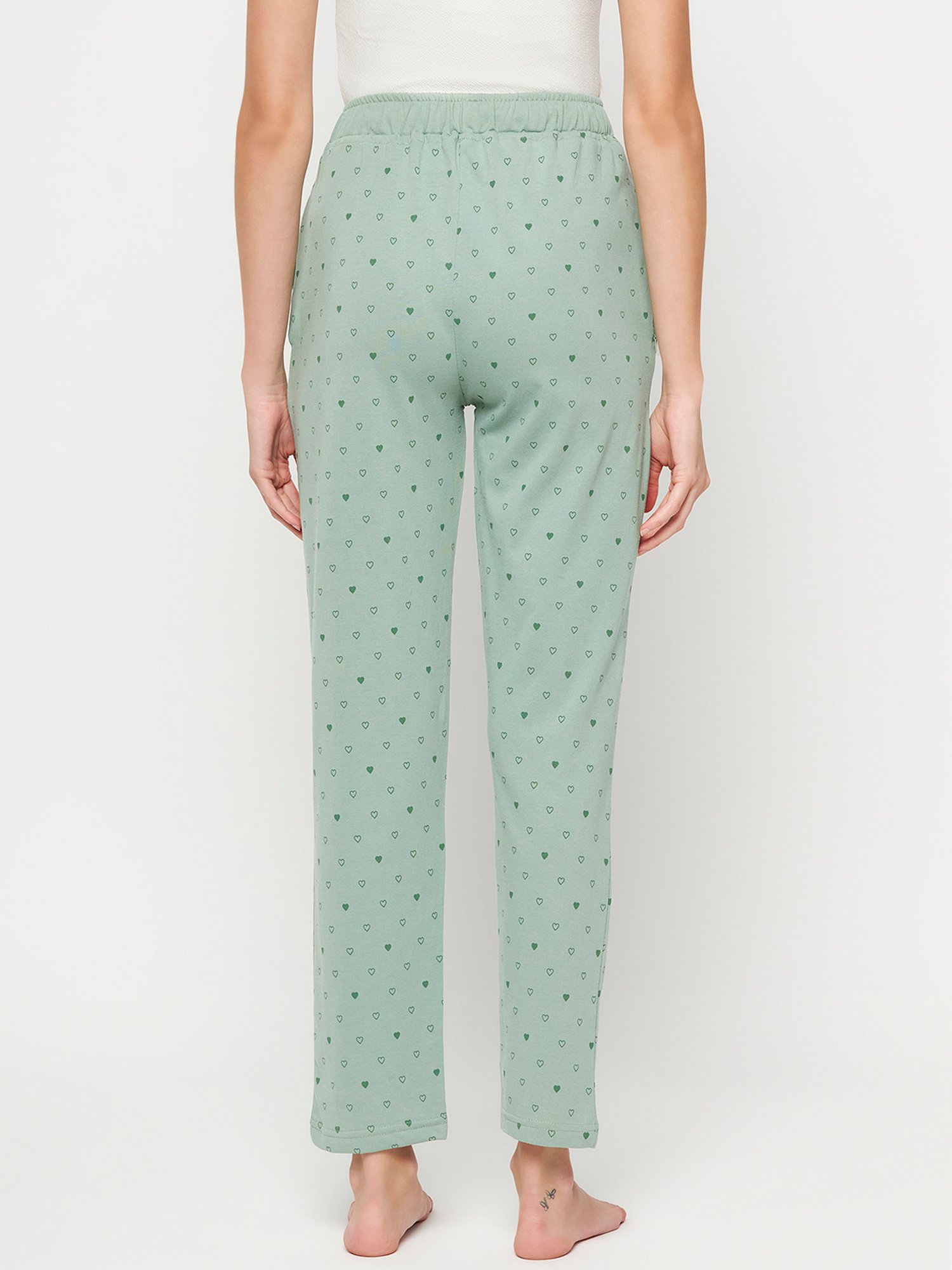 Okane Green Printed Lounge Pants