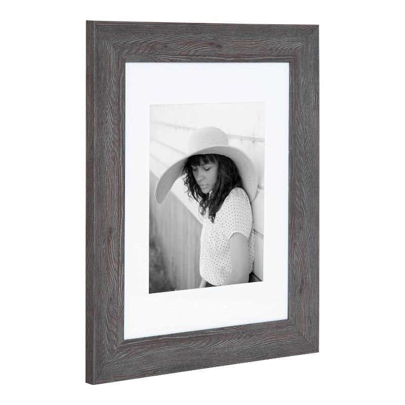 11" x 14" Edson Wall Frame Gray - Kate & Laurel All Things Decor
