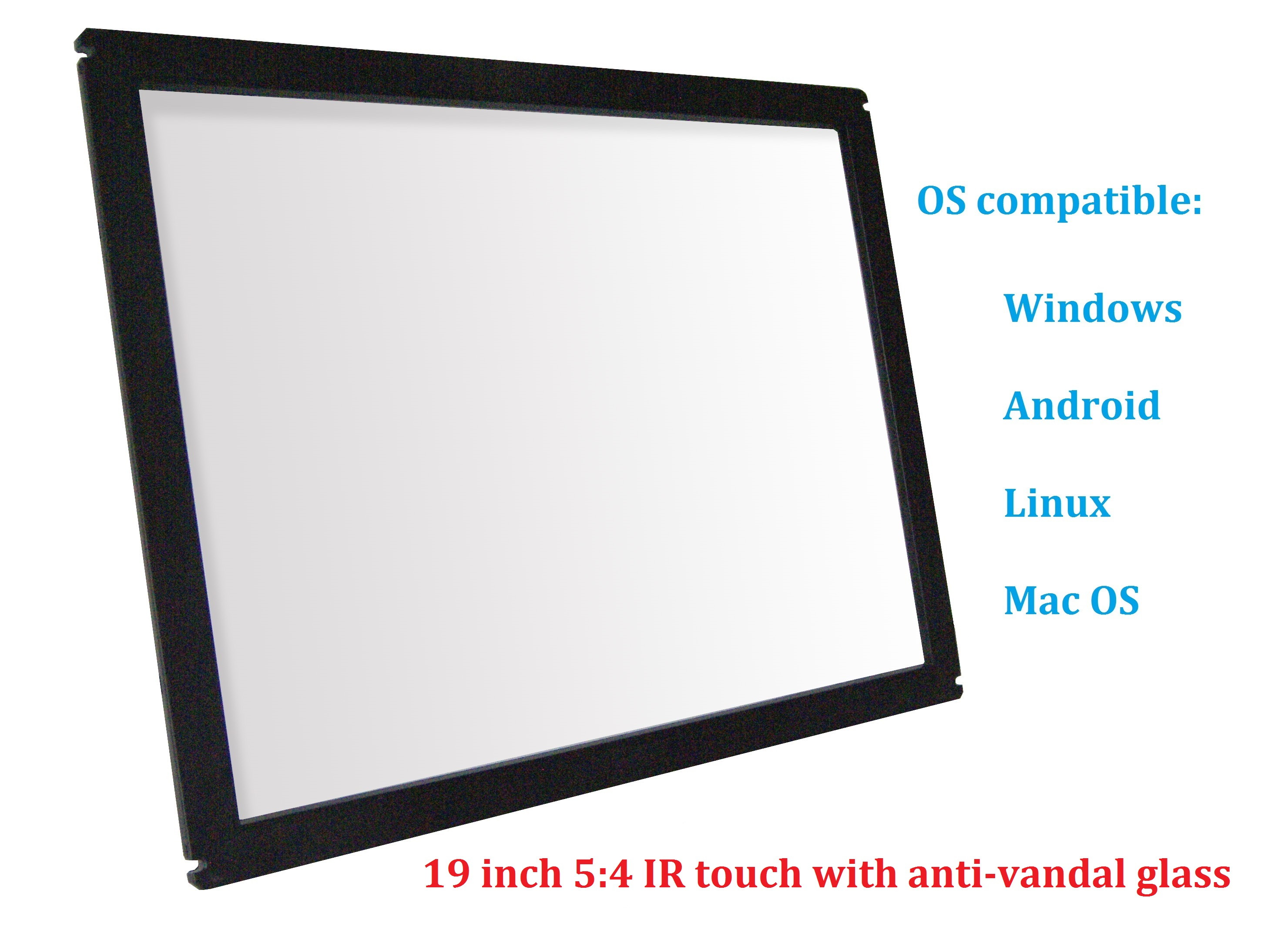 19 Inch 5:4 Ratio Multi Points IR Touch Screen Infrared Touch Panels Overlay USB Free Driver HID Compatible