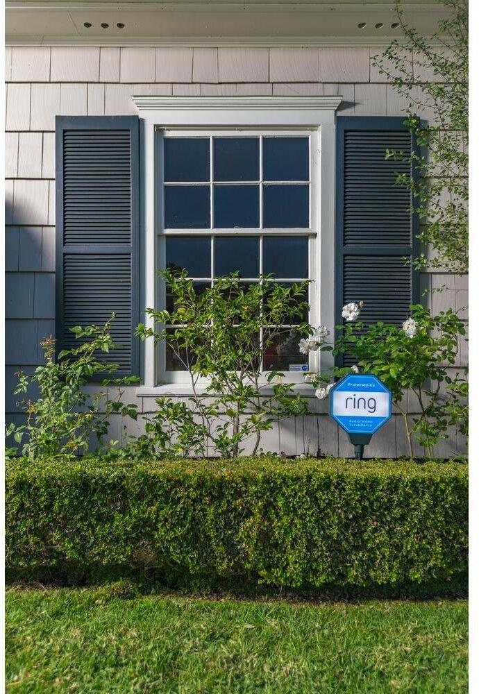 Ring Solar Security Sign Audio Video Surveillance Home Protection Door Warning