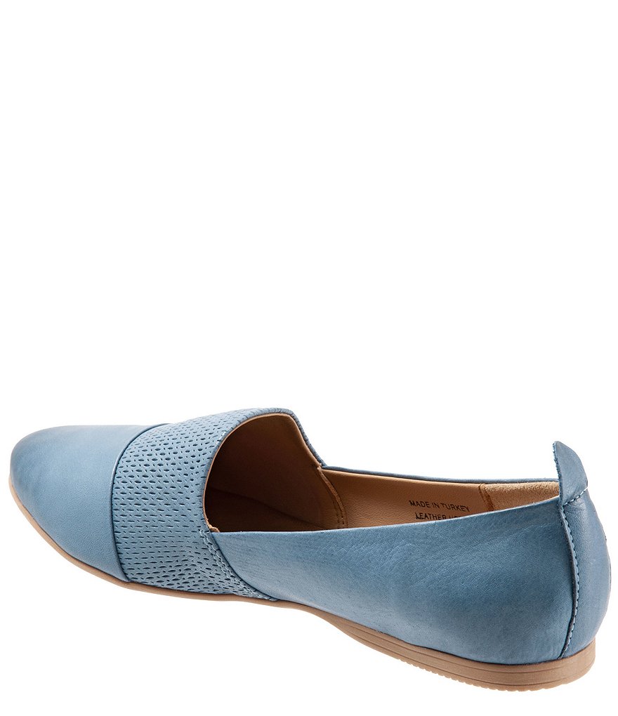 Bueno Katy Perforated Leather Slip-Ons