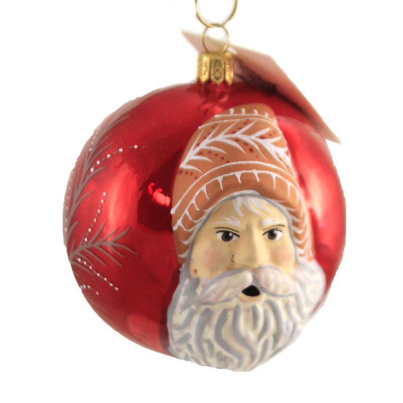 Vaillancourt 3.5" Santa Portrait Christmas Ornament  -  Tree Ornaments