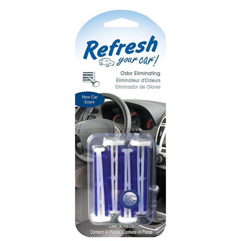 Refresh Your Car 4pk New Car Vent Sticks Air Fresheners